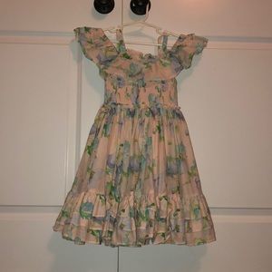 Janie and Jack off the shoulder floral dress